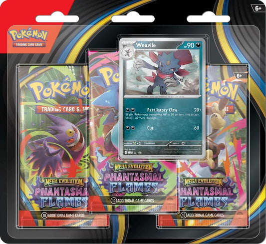 3 Pack Blister de Phantasmal Flames (Inglés)