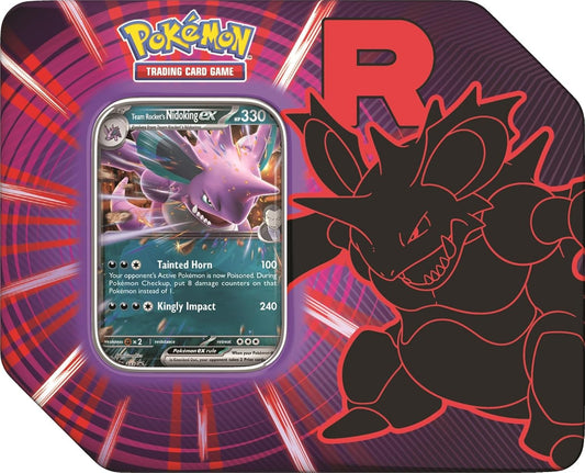 Pokémon TCG: Tin Team Rocket (Inglés) se envia al azar.