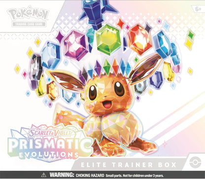 Pokémon TCG: Elite Trainer Box Prismatic Evolutions (Inglés)