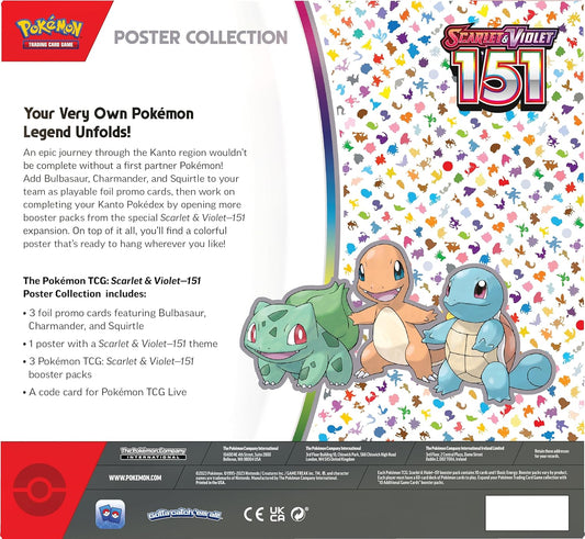 Pokémon TCG: Poster Collection Pokémon 151 (Inglés)