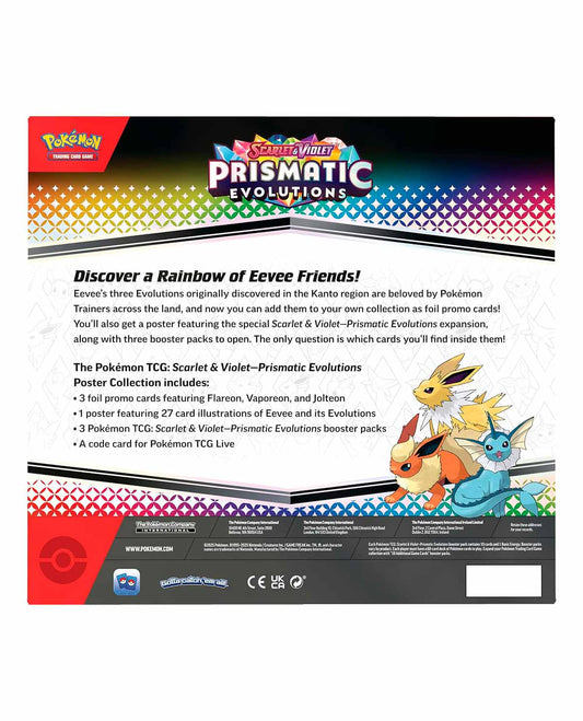 Pokémon TCG: Poster Collection Prismatic Evolutions (Inglés)