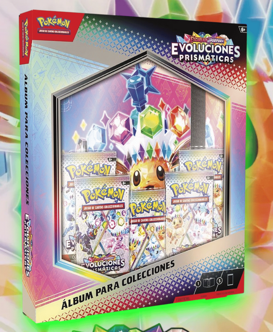 Pokémon TCG: Album para colecciones Evoluciones Prismaticas (ESPAÑOL)