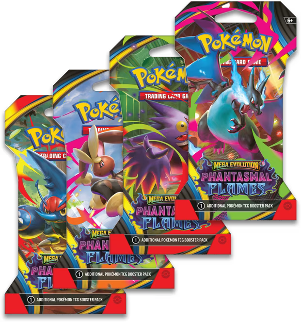 Sleeved Booster pack Phantasmal Flames (Inglés)