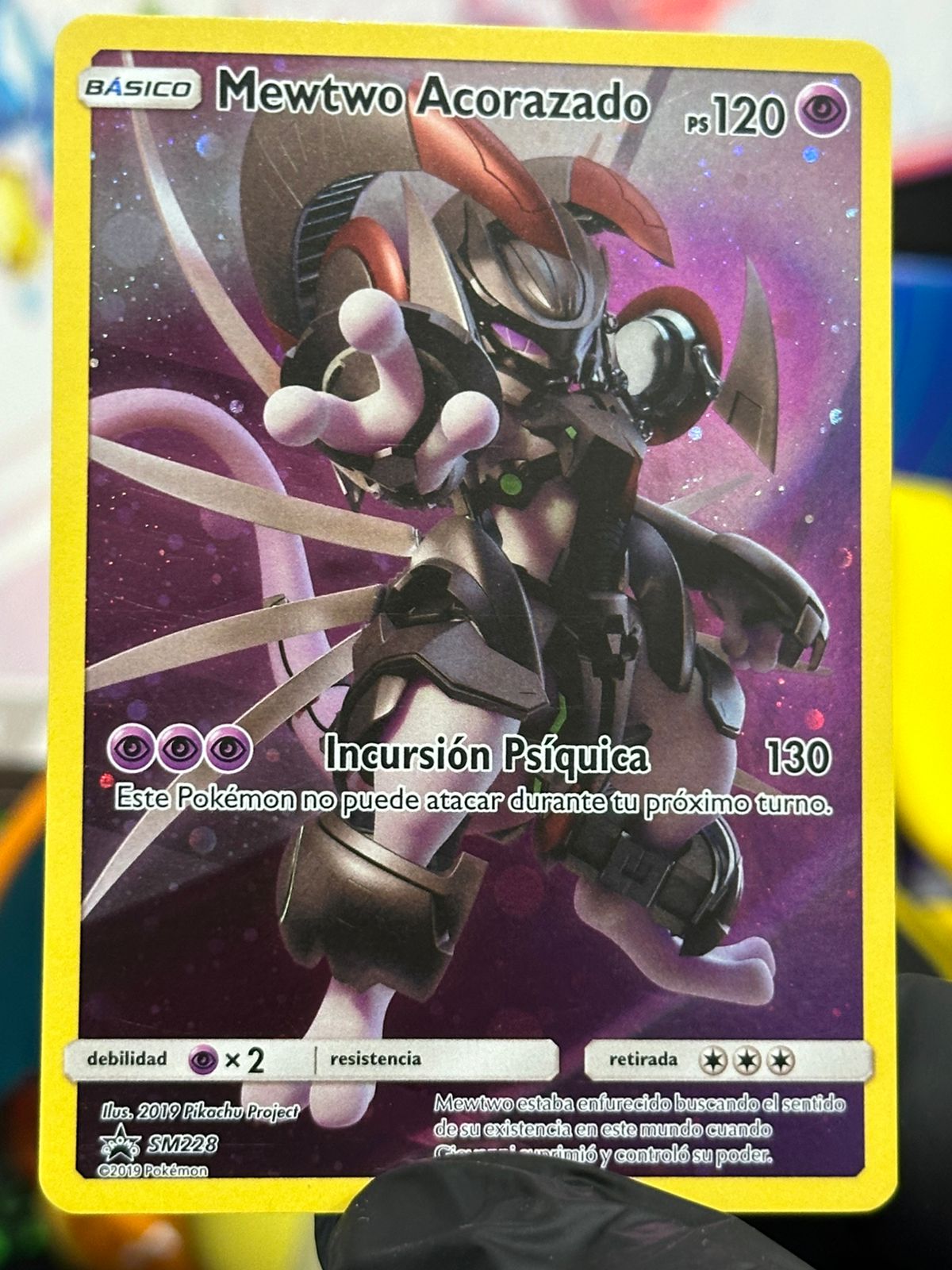 Armored Mewtwo #SM228 Pokemon Promo (ESPAÑOL)