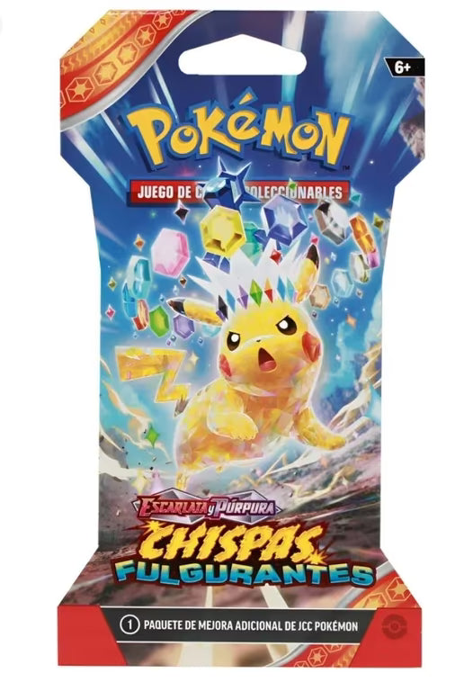 Sleeved Booster pack Surging Sparks (Español)
