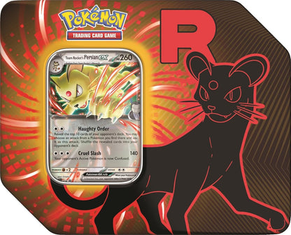 Pokémon TCG: Tin Team Rocket (Inglés) se envia al azar.